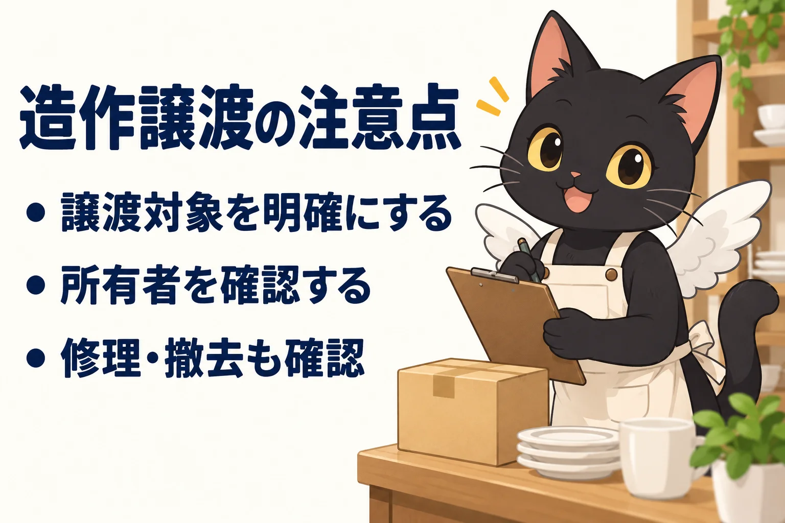 造作譲渡では何を確認してからお金を払う？